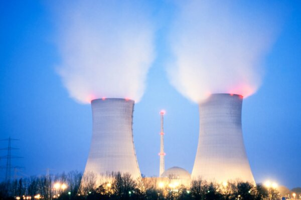 nuclear-power-plant-past-sundown